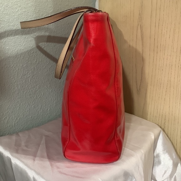 Kate Spade Kerryn Fulton Street Tote patent leather red wkru1704 - Picture 3 of 12